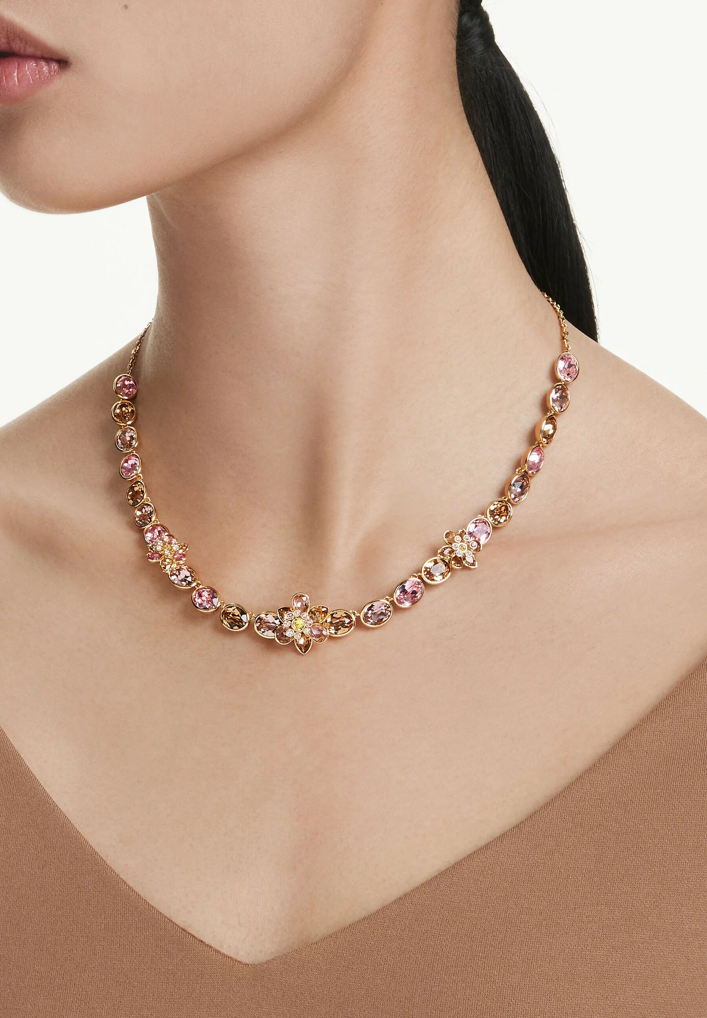 IDYLLIA CUTS FLOWER TONE - Collier - pink