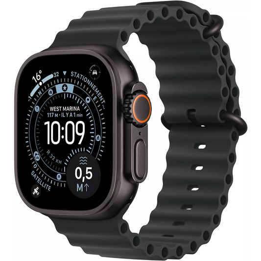 Montre connectée APPLE WATCH 49mm Tit Noir / Noir Ocean Ultra 3 Cellular