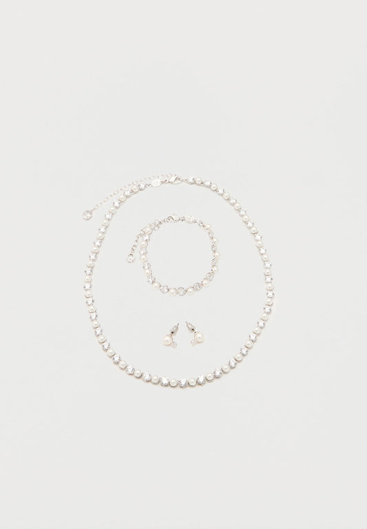 MATRIX SET - Boucles d'oreilles - white