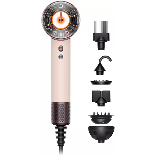 Sèche cheveux DYSON Supersonic Nural cheveux bouclés à frisés Rose Céramique